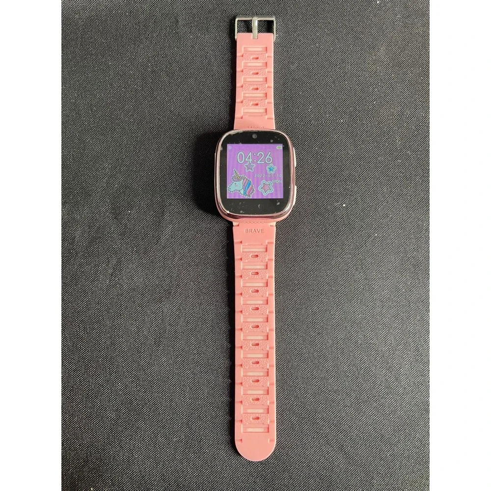Brave Kids Smartwatch Pink Unicorn Theme Built-in Camera Digital Watch USB - Picture 1 of 7